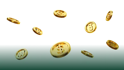 coins that are falling